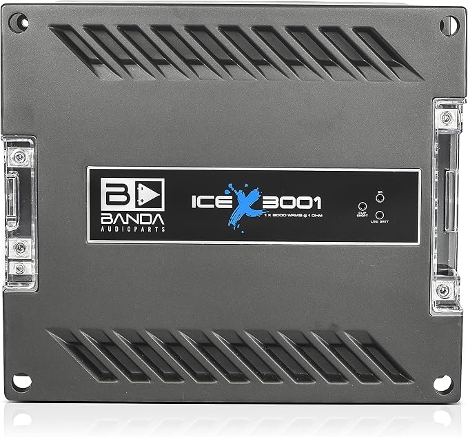 Banda Ice X 3001-1 Canal 3000 Watts RMS 1 Ohm
