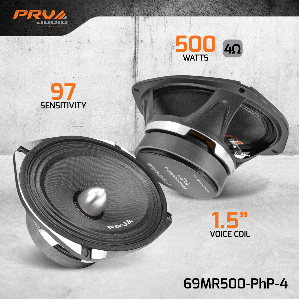 69MR500-PhP-4 | HIGH SPL MIDRANGE LOUDSPEAKER