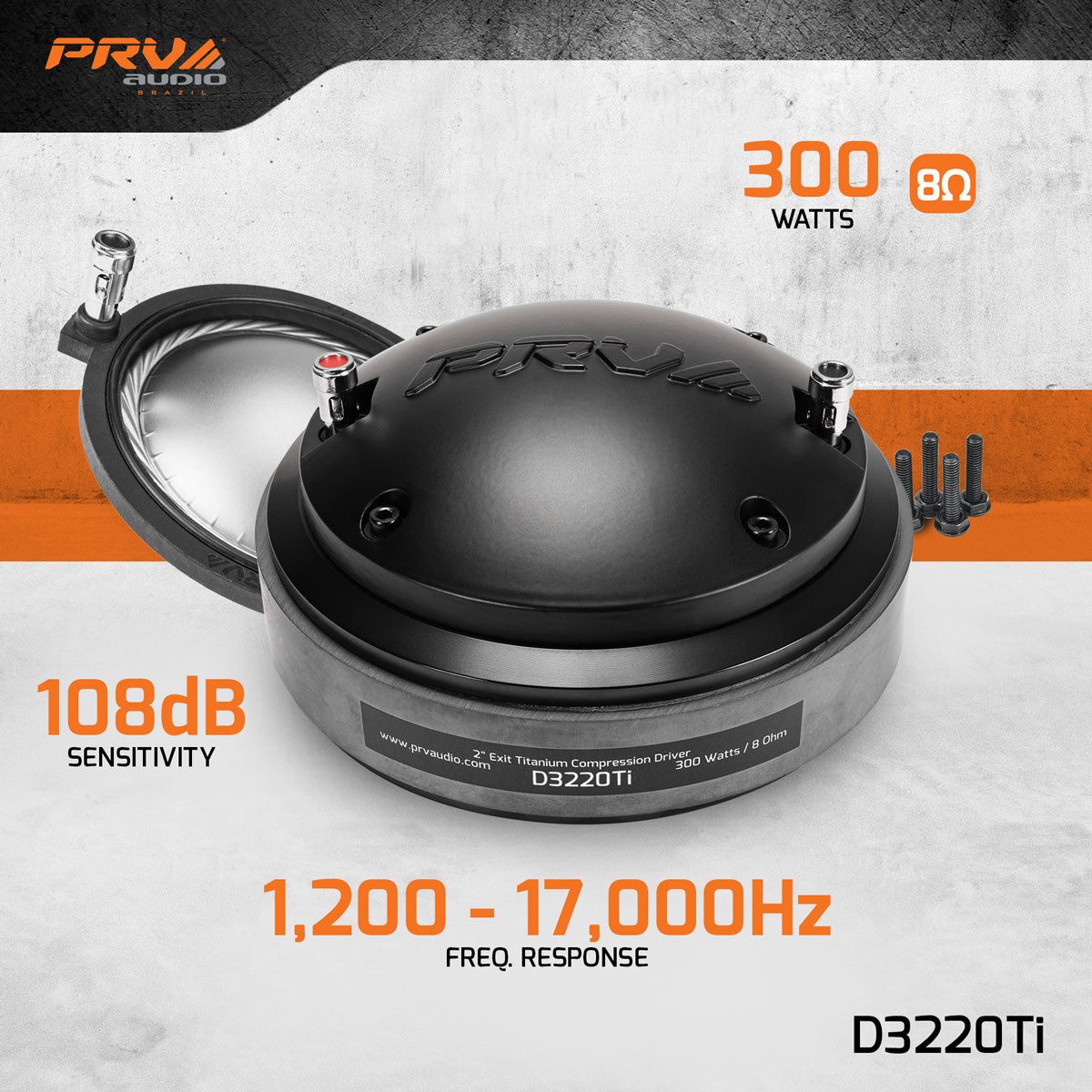 D3220Ti | 2" Exit High Frequency Compression Driver