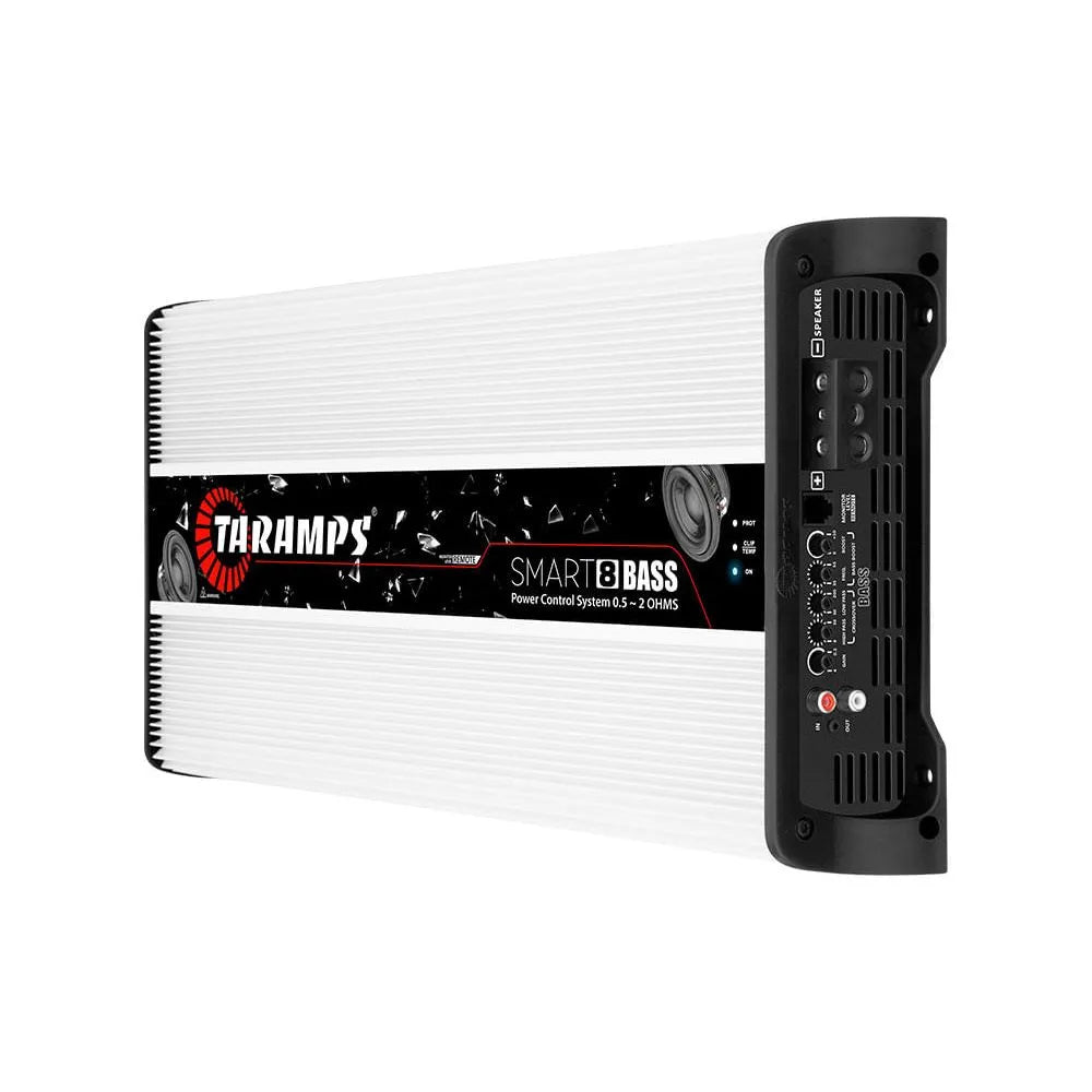 Taramps SMART8 BASS 1 Channel 8000 Watts RMS 0.5 ~ 2 Ohms Car Audio Amplifier